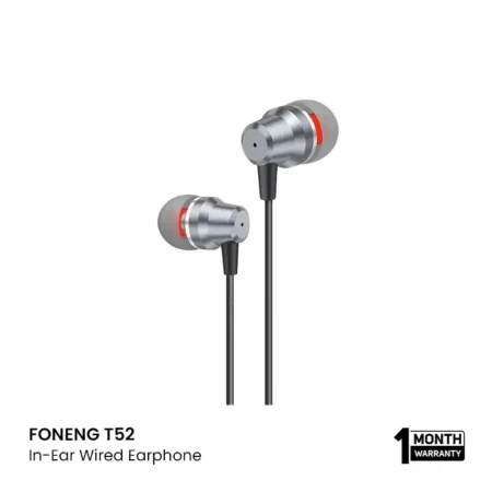 FONENG T52 Angled In-Ear Wired Earphone
