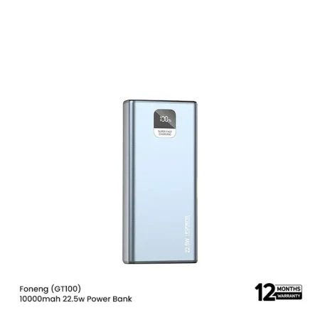 Foneng GT100 10000mAh 22.5W Power Bank with 3 Outputs