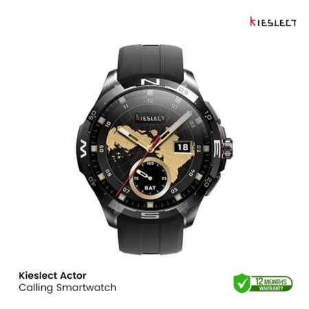 Kieslect Actor BT Calling AMOLED Smart Watch with GPS - Black