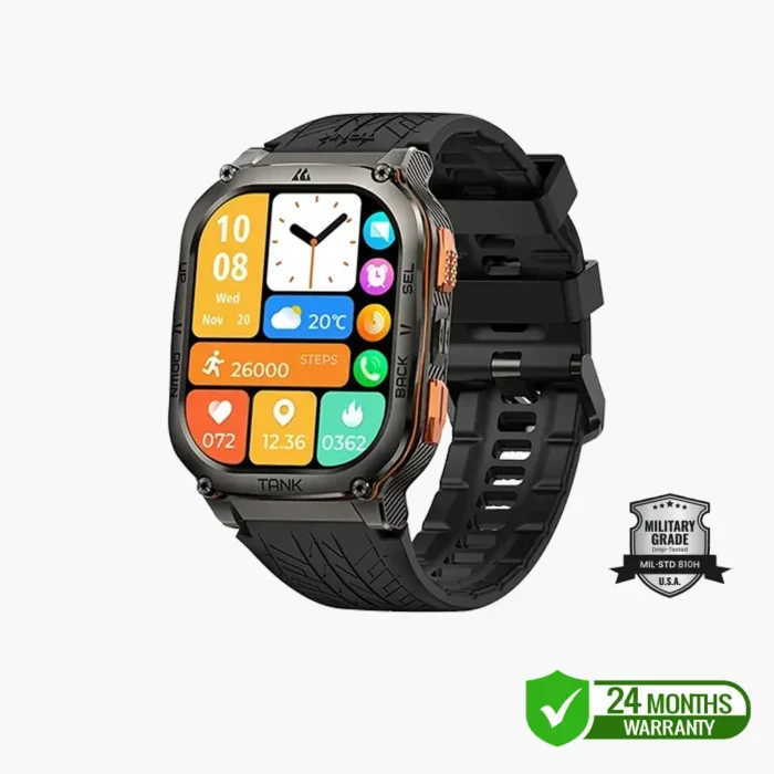 Kospet Tank M3 Ultra Calling Military-Grade Smart Watch with GPS